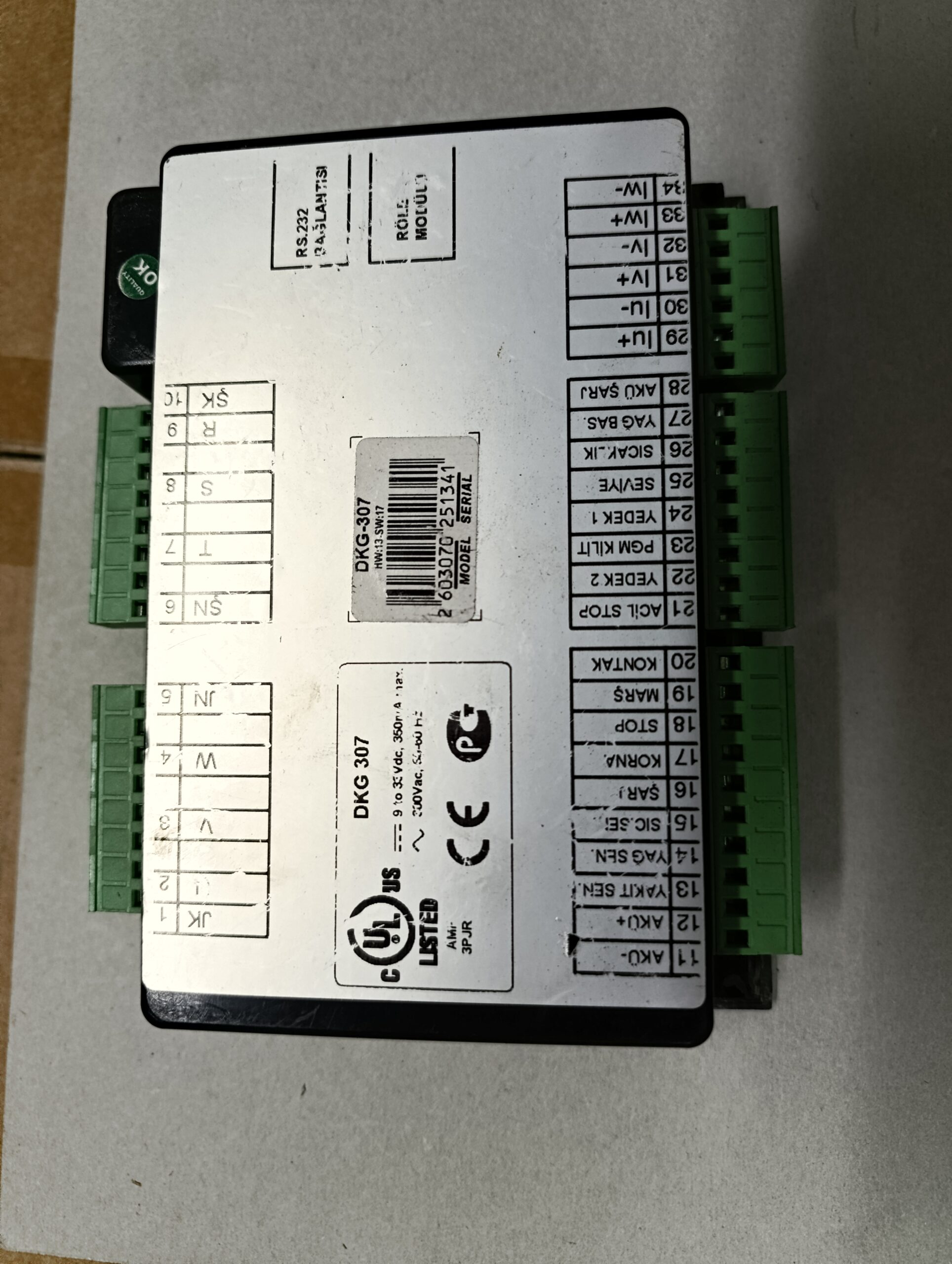 MODÜL-DKG-307 JENERATÖR KONTROL CİHAZI - Görsel 2